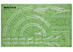 TRIX T66600 Gleisschablone (Spur N)