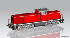 PIKO 22040 Diesellok BR V 90 DB III + DSS PluX22 (Spur H0)