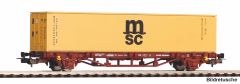 PIKO 27751 Containertragwg. 1x 40 MSC Container (Spur H0)
