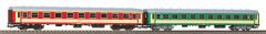 PIKO 28320 2er Set Personenwg. 1. Kl. + 2. Kl. PKP (Spur H0)