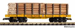 PIKO 38798 G Rungenwagen UP mit Holzladu (Spur G)