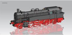PIKO 50651 ~Dampflok BR 93.0 DB III + PluX22 Dec. (Spur H0)