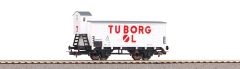 PIKO 54619 Ged. Güterwagen G02 Bier Tuborg III m. (Spur H0)