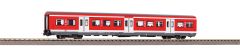 PIKO 58505 S-Bahn x-Wg. 1./2. Kl. DB AG vkrot V (Spur H0)