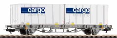 PIKO 58732 Postcontainerwg. mit 2x 20 Container Ca (Spur H0)