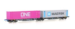 Lemke 90661 Containerwagen Sggmrss90 PKP (Spur H0)
