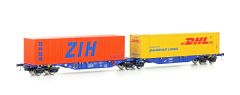 Lemke 90663 Containerwagen Sggmrss90 CBR (Spur H0)