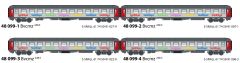 Lemke LS48099 4er Set Liegewagen Bvcmz Snäl (Spur H0)