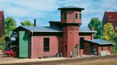 Auhagen 11400 Lokschuppen mit Wasserturm (Spur H0)