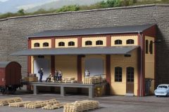 Auhagen 11436 Lagerhaus-Halbrelief (Spur H0)