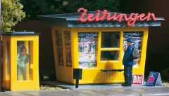 Auhagen 12340 Zeitungskiosk mit Telefonzell