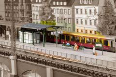 Auhagen 13356 TT S-Bahn Bahnsteigausst. (Spur TT)