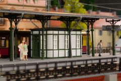 Auhagen 13356 TT S-Bahn Bahnsteigausst. (Spur TT)