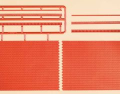 Auhagen 41205 Ziegelmauern mit Zahnfriesvar (Spur H0)