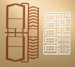 Auhagen 41615 Fensterbögen und Fenster (Spur H0)