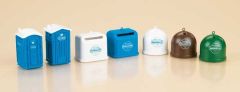 Auhagen 42593 Mobiltoiletten, Recycling-Con
