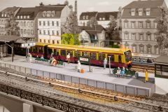 Auhagen 43688 TT Bahnsteig ohne Überdachung (Spur TT)