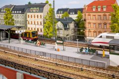 Auhagen 43688 TT Bahnsteig ohne Überdachung (Spur TT)