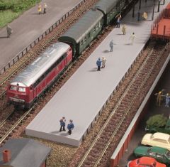 Auhagen 44641 Bahnsteig ohne Überdachung (Spur N)