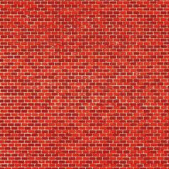 Auhagen 50504 1 Dekorpappe Ziegelmauer rot