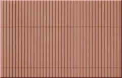 Auhagen 52432 1 Dekorplatte Trapezblech rot