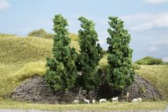 Auhagen 70940 Laubbäume dunkelgrün 15 cm