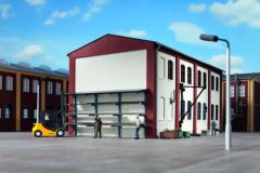 Auhagen 80107 Stangenlager, Wandkran (Spur H0)