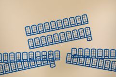 Auhagen 80217 HO Fenster blau (Spur H0)