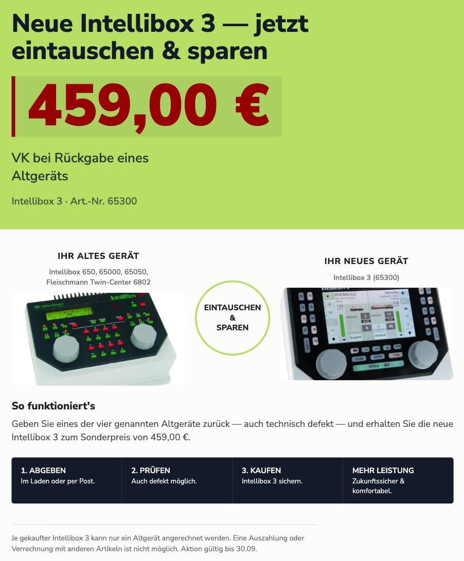 Intellibox 3 Aktion